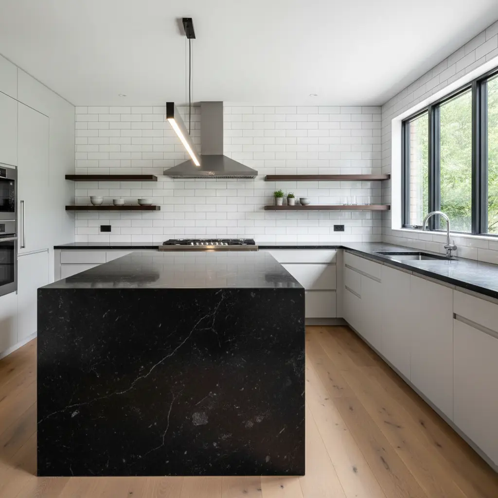quartz kitchen countertop